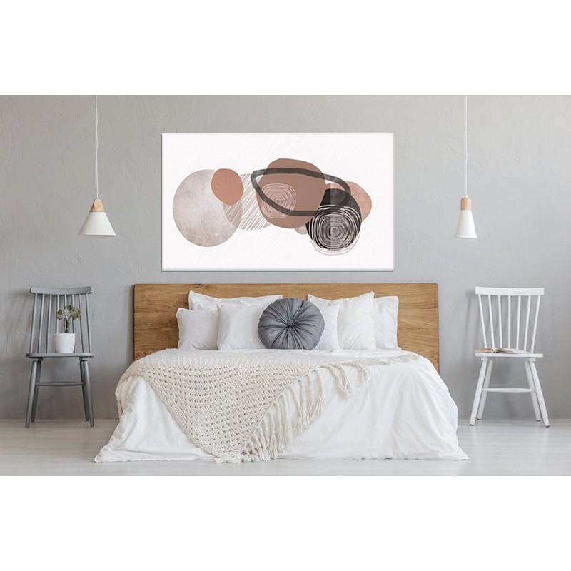 Arte moderno-Juego de Formas-decoración pared-Cuadros Dormitorio elegantes-venta online